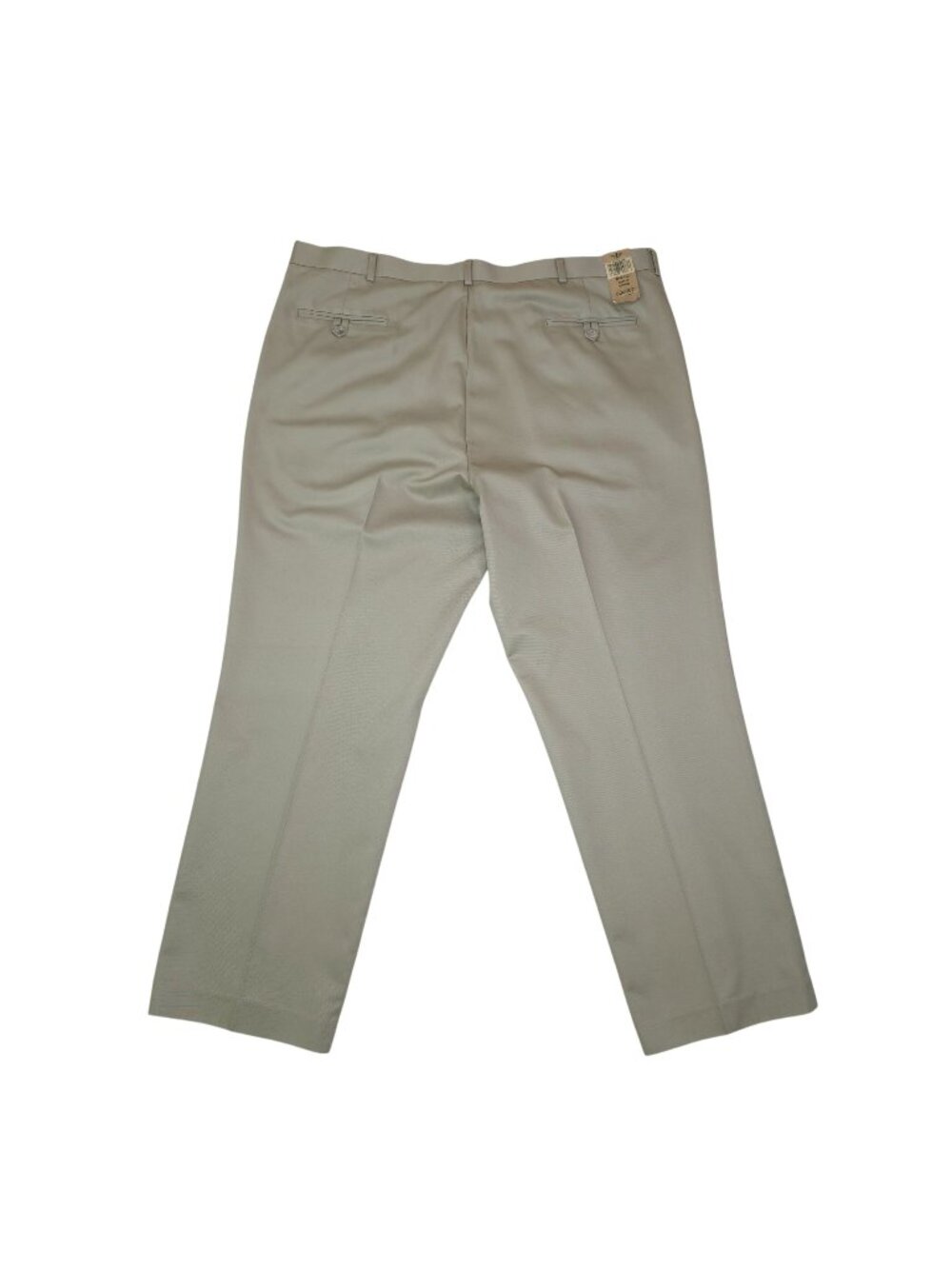 Dockers Premium D4 Relaxed Fit Dress Pants Mens W42 L30 Cotton Blend Beige Khaki